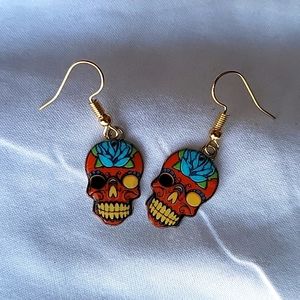 Skeleton earrings